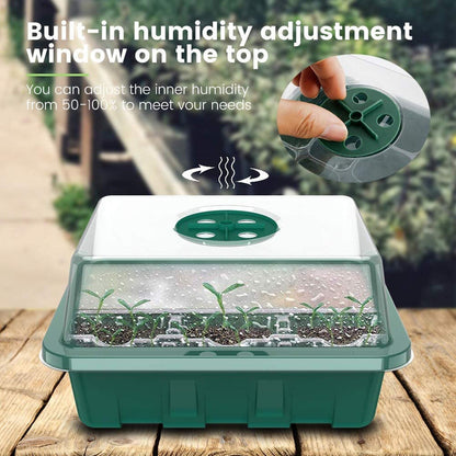 Mini Greenhouse Seed Starter Tray - 5 pcs 4
