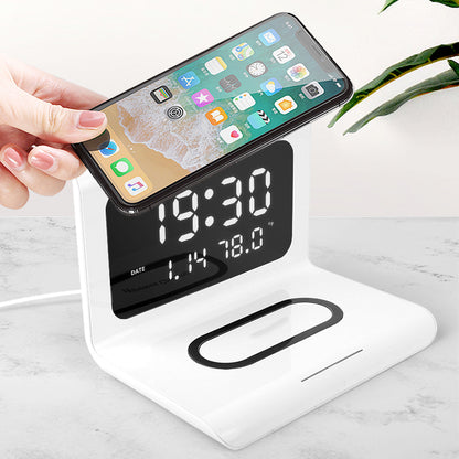 3 in 1 Multifunction Wireless Charging Clock 4