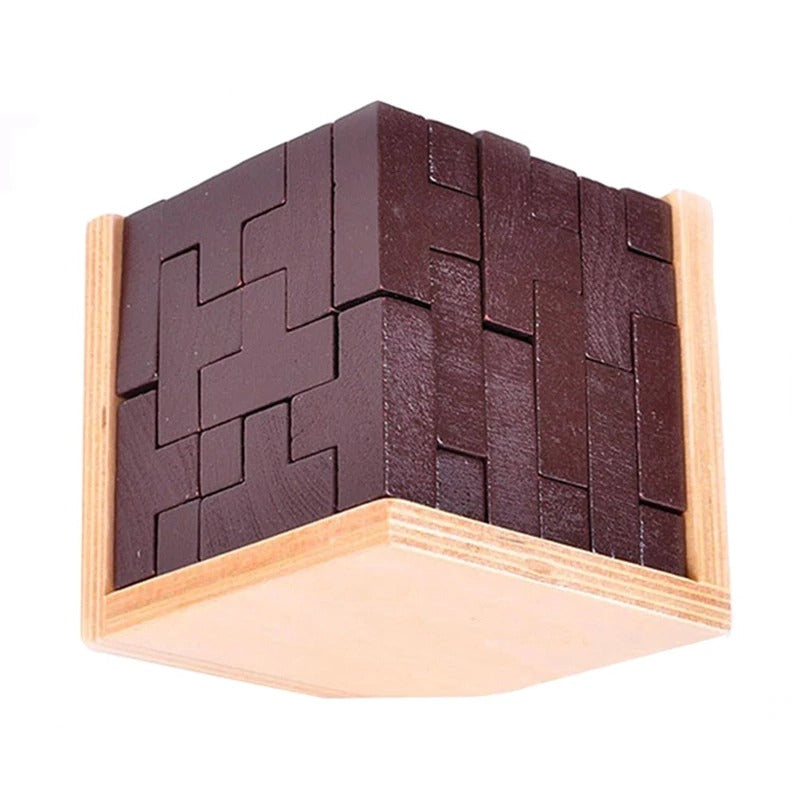 Original 3D Wooden Brain Teaser Puzzle 4