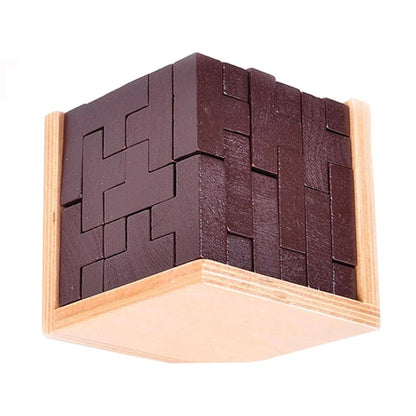 Original 3D Wooden Brain Teaser Puzzle 4