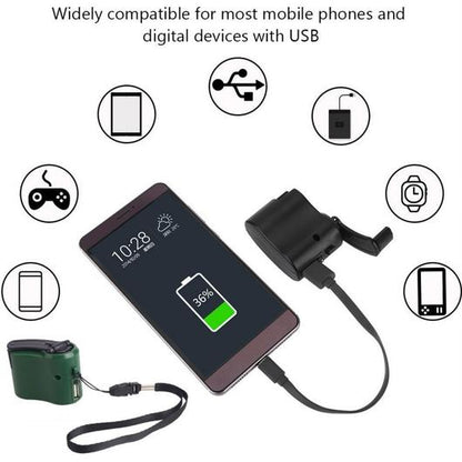 Hand Crank USB Phone Charger 4