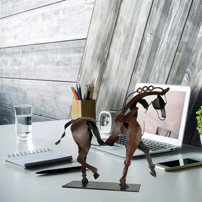 Handmade Metal Horse Sculpture 1