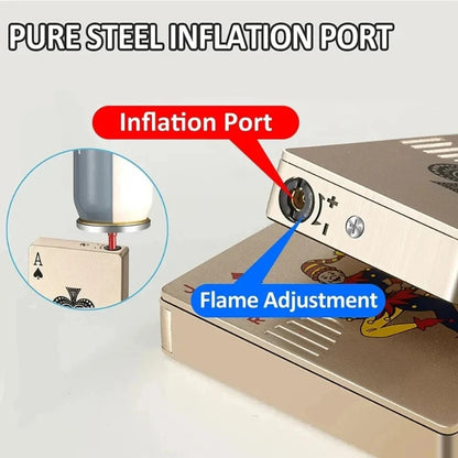 Green Flame Ace Card Torch Flame Lighter 4