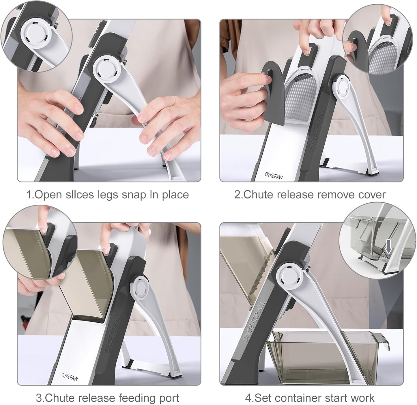 5 in 1 Safe Mandoline Slicer 4