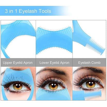 3 in 1 Eyelashes Tools Mascara Shield Applicator Guard (2PCs) 4