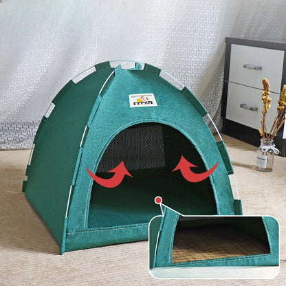 All-Season Indoor/Outdoor Cat Tent – Waterproof Pet House with Removable Cushion, Cozy Shelter for Cats & Small Dogs 4
