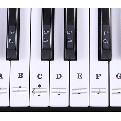 Removable Piano Key Stickers 4