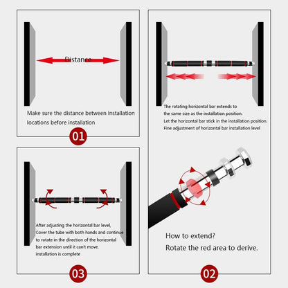 Adjustable Door Horizontal Workout Bar 4