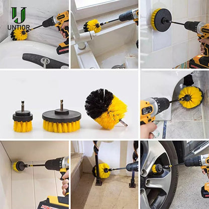 3-Piece Drill Brush Attachment Set 4