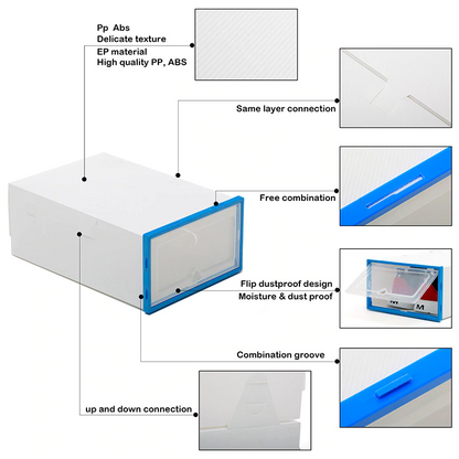 Transparent Drawer Shoes Box 4