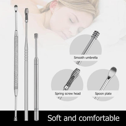 Innovative Spring Ear Wax Cleaner Tool Set 4