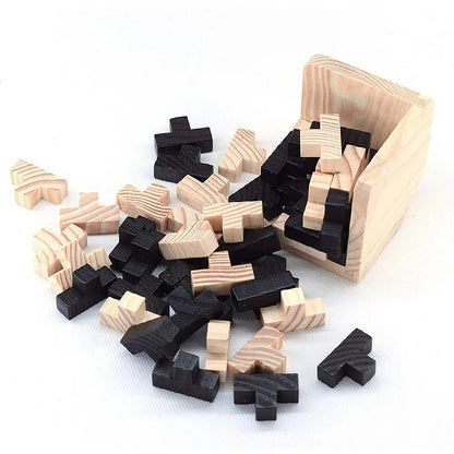 3D Wooden Cube Puzzle 4