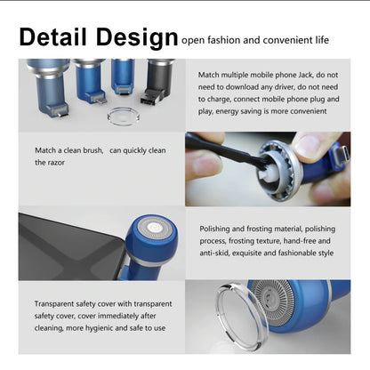 Portable Mini-USB Electric Shaver 4