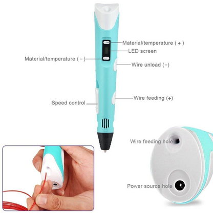 3D Kids Toy Printing Pen 4