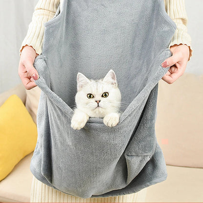 Cat Carrier Apron with Sleeping Pocket – Hands-Free Sling Bag for Small Dogs & Cats 4