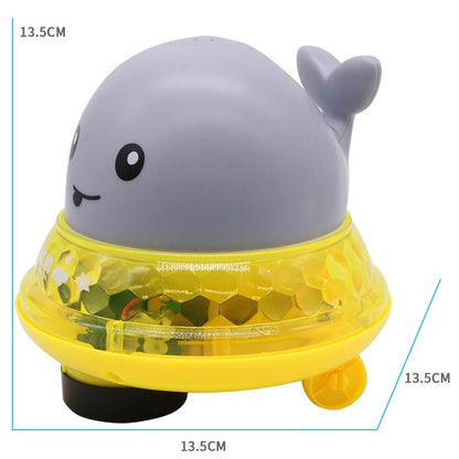 SPRINKLER WHALE BATH TOY WITH LED LIGHTS 4