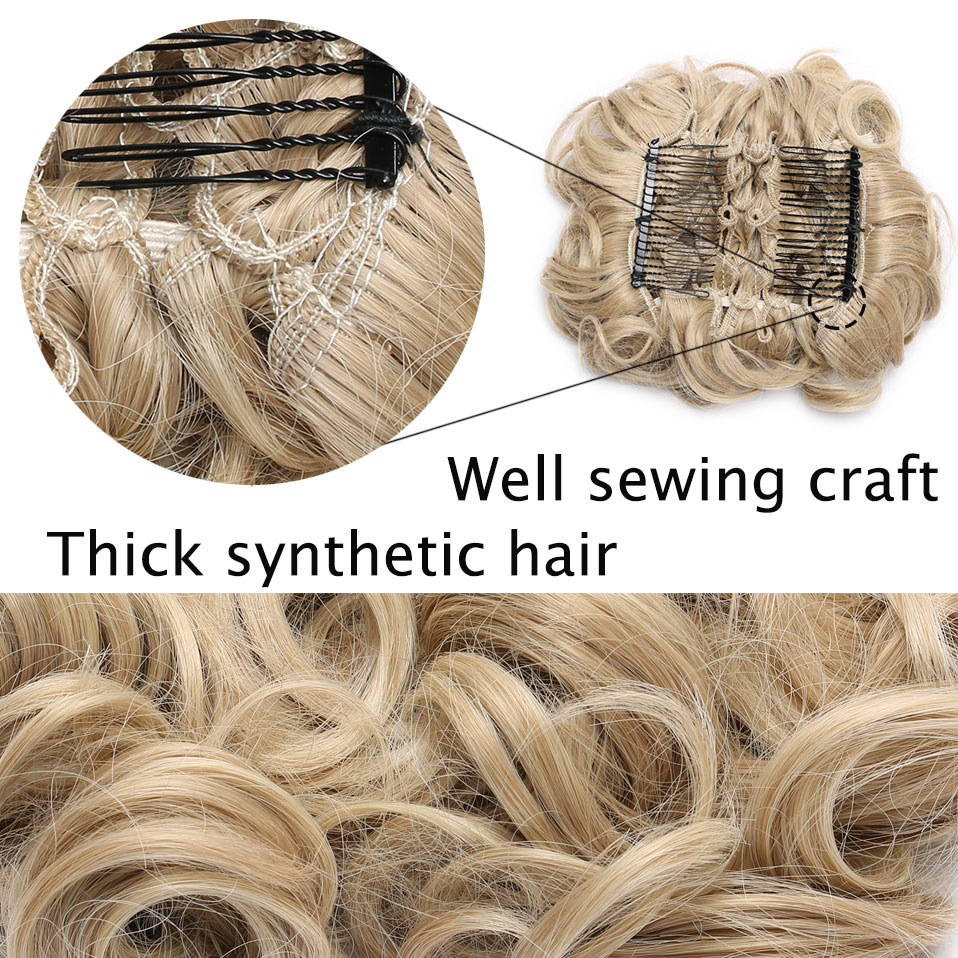 Curly Bun Comb Clip 4