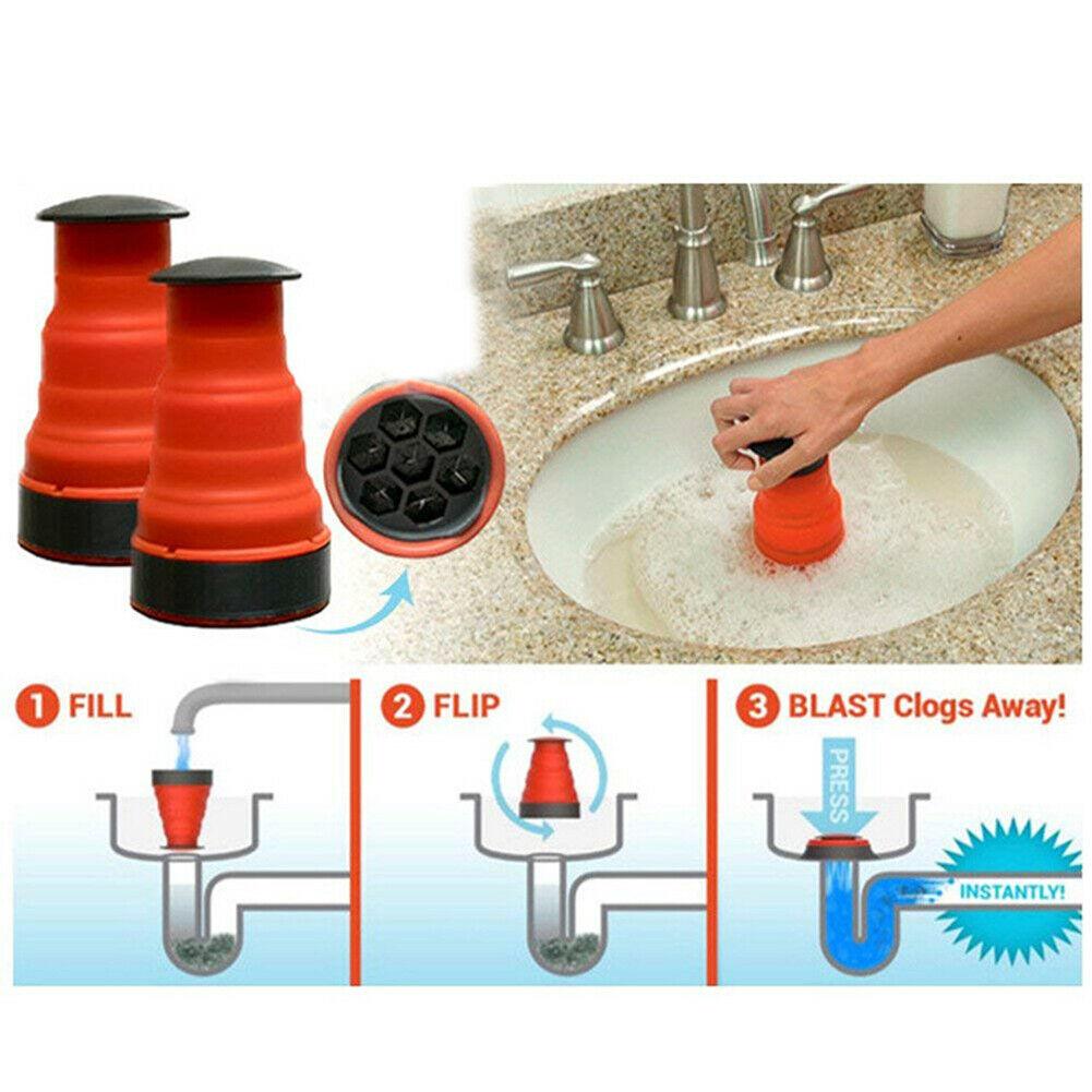 Sink Blaster Drain Unclogging Tool 4