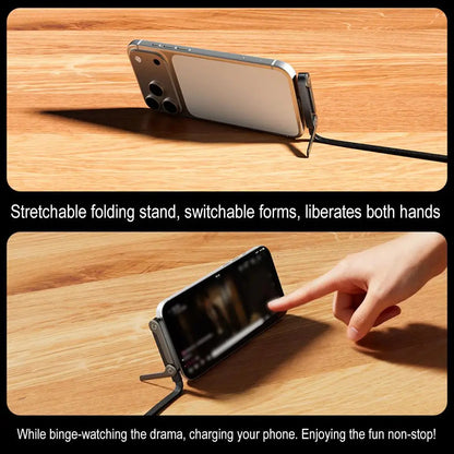Invisible Stand 240W Fast Charging Flat USB-C Cable 3