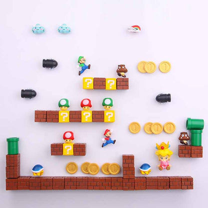 3D Super Mario Resin Fridge Magnets 14PCS 4