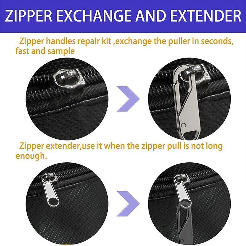 Universal High-end Metal Thickened Zipper Puller 10 Pcs 4