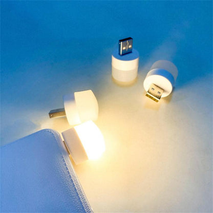 Mini USB Small Round LED Night Light 4