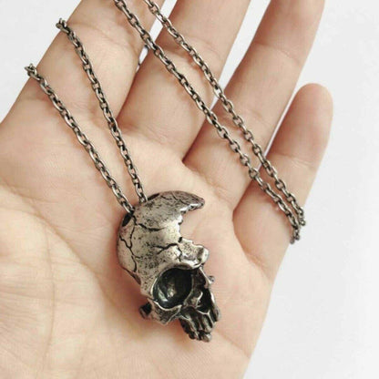 HANDMADE SHATTERED SKULL NECKLACE 4