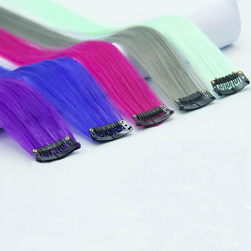 Colorful pieces of wigs 7Psc 4
