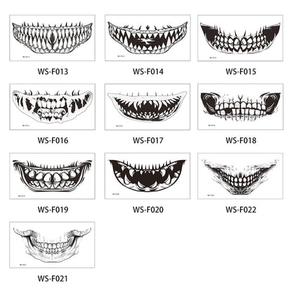 Halloween Prank Makeup Temporary Tattoo-10PCS 4