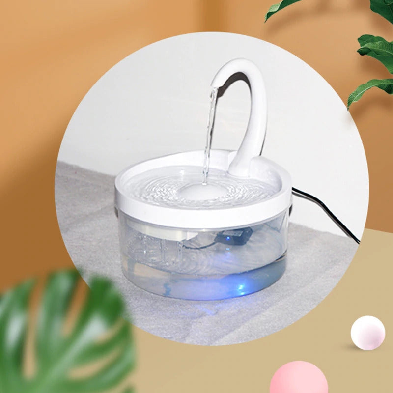 Cat Automatic Swan Design Fountain 4