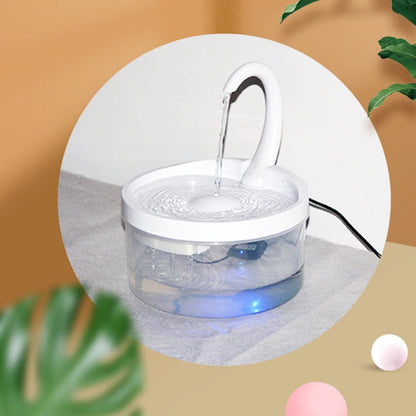 Cat Automatic Swan Design Fountain 4