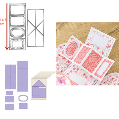 Pop Up Card Cutting Dies Set 4