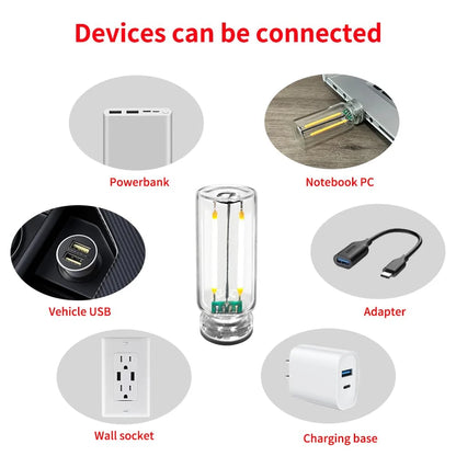 Retro Car USB Touch LED Lamps 4