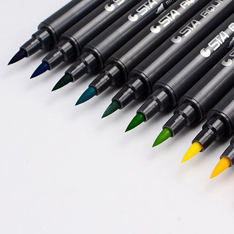 STA Aquarelle Coloring Brush Pens 4