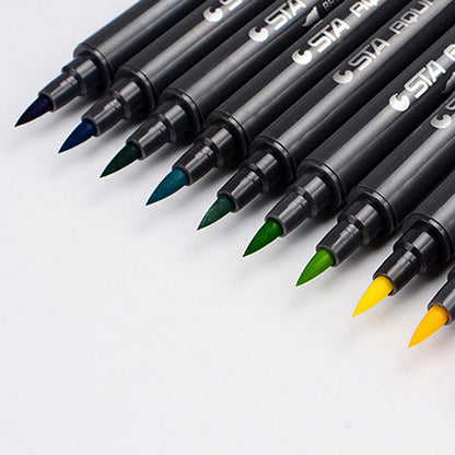 STA Aquarelle Coloring Brush Pens 4