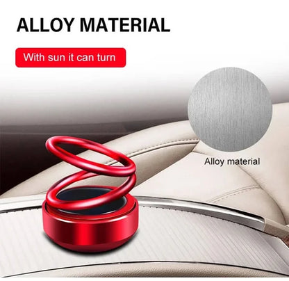 Rotating Solar Powered Car Aromatherapy Ornament 4