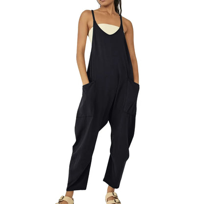 Wide Leg Jumpsuit with Pockets 4