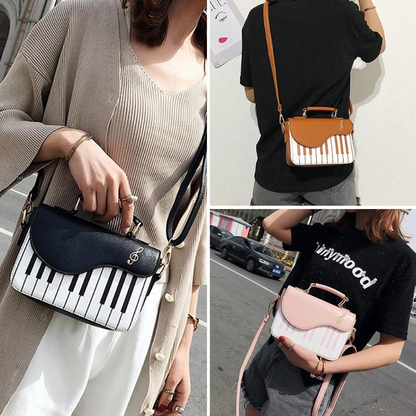 Piano Leather Handbag 4