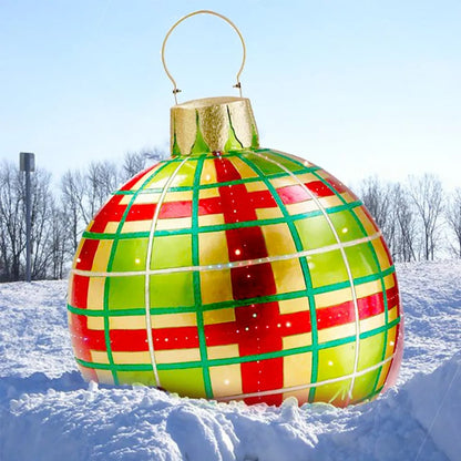 PVC Inflatable Christmas Decorated Ball 4