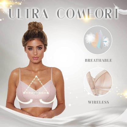 Starry Bra - Low Back Wireless Lifting Lace Bra 4
