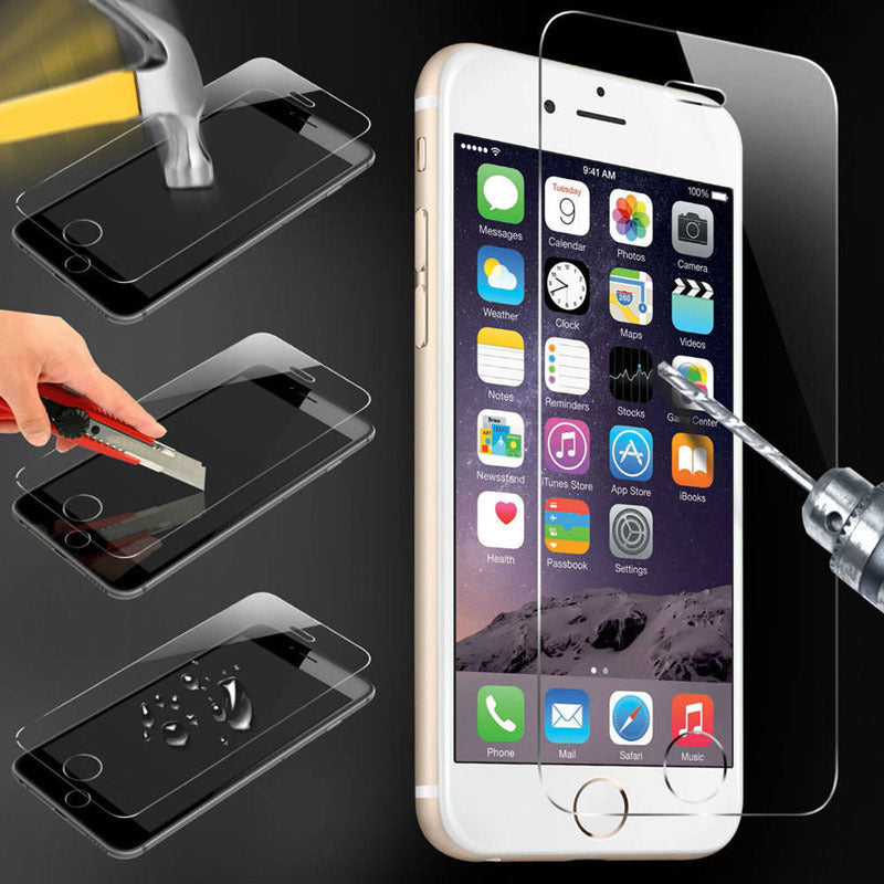 TEMPERED GLASS FOR IPHONE 4/4s 5/5s/5c/SE 6/6S 6/6SPLUS 7/7PLUS 8/8PLUS/iPhone X 4