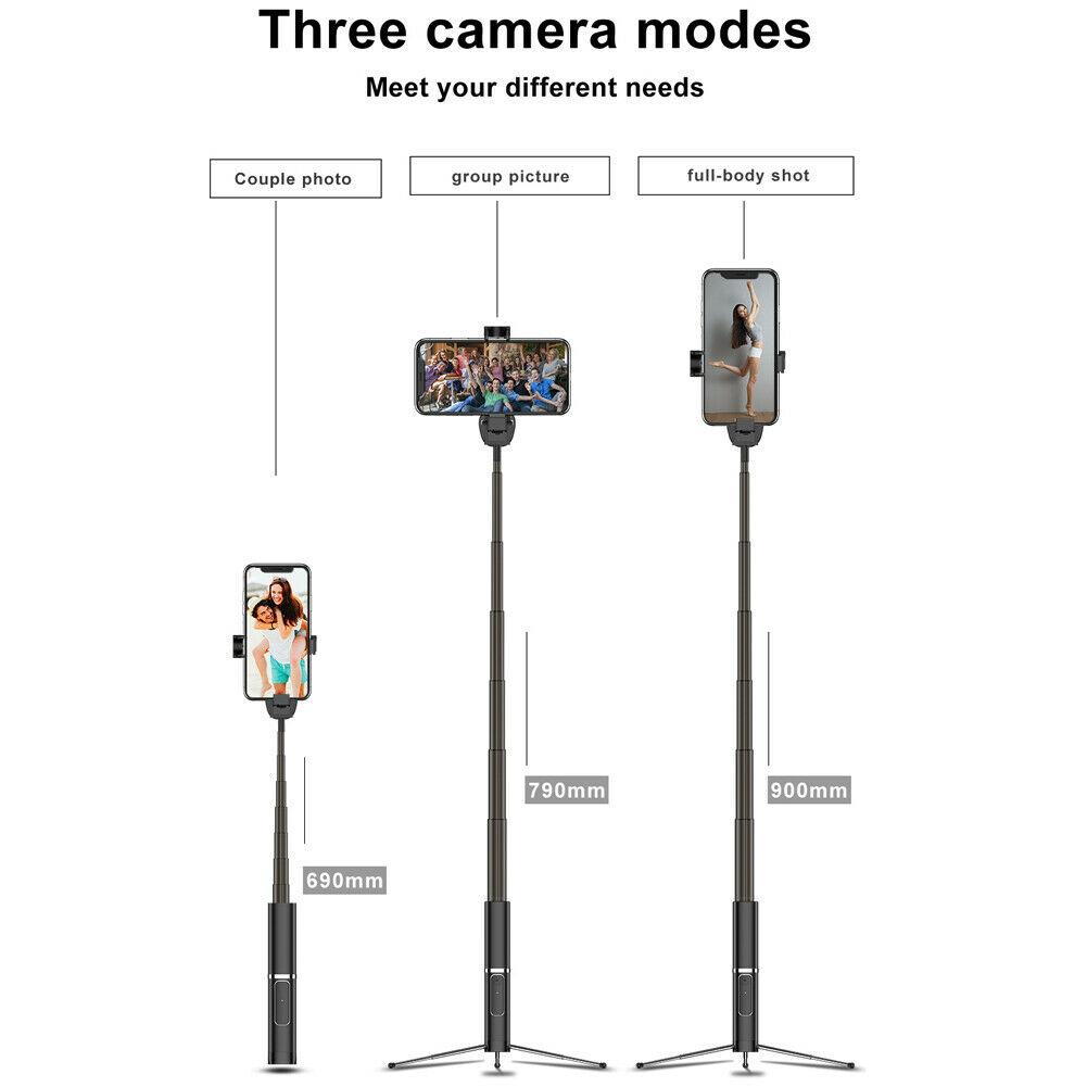 3 in 1 Wireless Bluetooth Selfie Stick 4