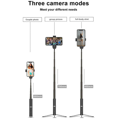 3 in 1 Wireless Bluetooth Selfie Stick 4