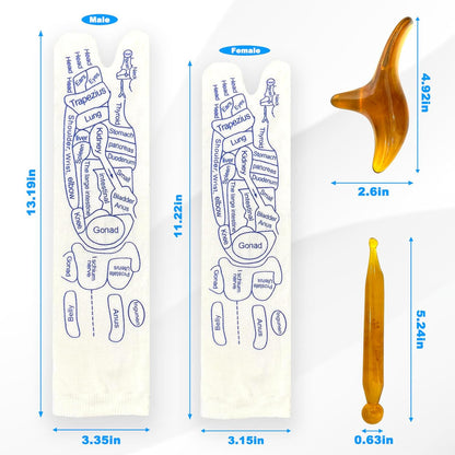 Acupressure Reflexology Chart Socks 4