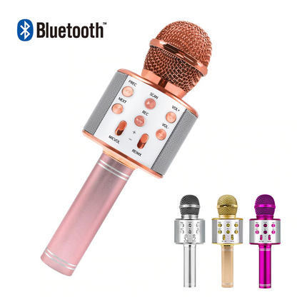Wireless Bluetooth 3-In-1 Karaoke Mic Speaker 4