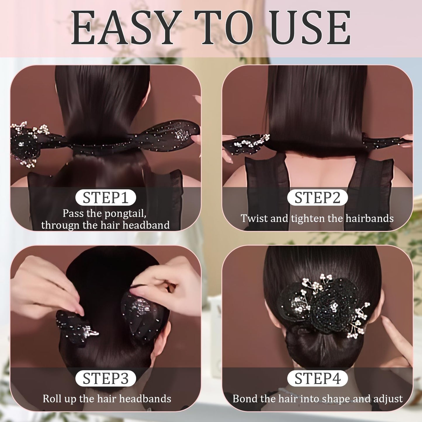 French Twister Sparkly Ball Clip & Hair Roller 4