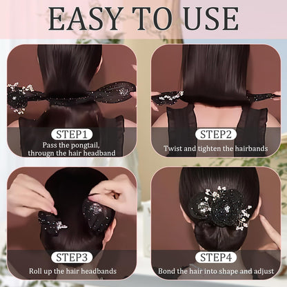 French Twister Sparkly Ball Clip & Hair Roller 4