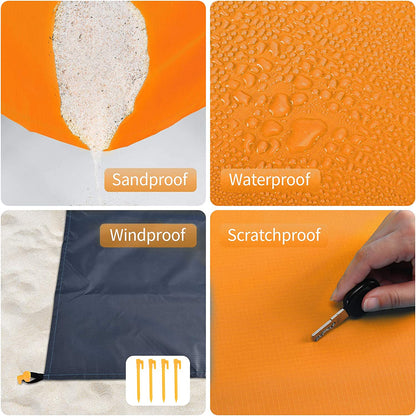 Sandproof Beach Blanket Lightweight 4