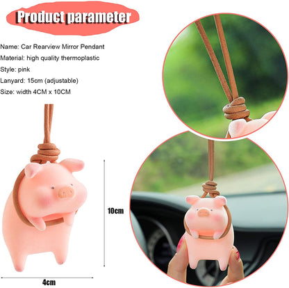 Lucky Piglet Car Pendant 4