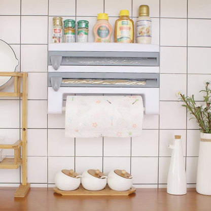 4in1 Kitchen Roll, Film and Paper Holders 4